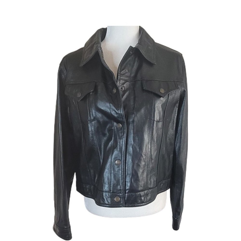 Finity Midnight Leather Jacket